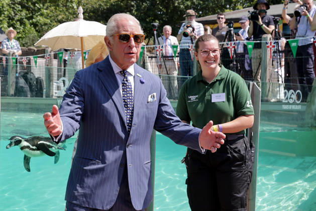 British Royals: King Charles III and Queen Camilla at London Zoo