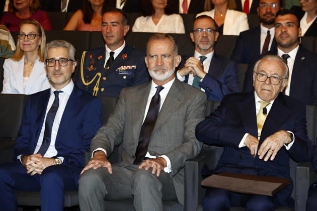 Royals: Felipe of Spain during a ceremony in Madrid