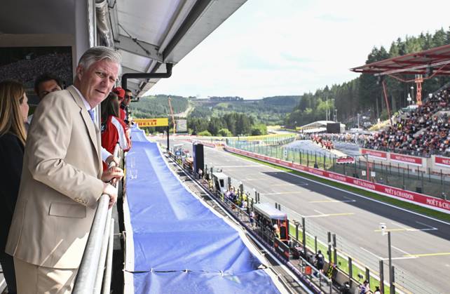 Royals: King Philippe of Belgium attends Formula 1 race at Spa-Francorchamps