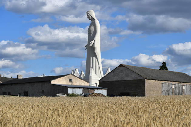 Polen, Marienstatue von Konotopie, Archivbilder