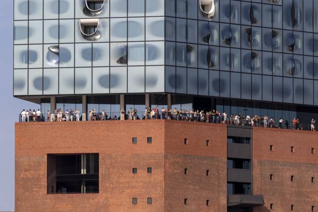 Hamburg, Aussichtsplattform der Elbphilharmonie kostet jetzt Eintritt, Archivbilder