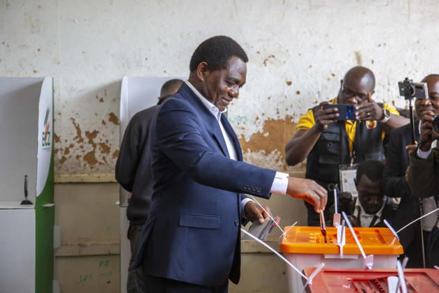 Amtsinhaber Hakainde Hichilema gewinnt Präsidentschaftswahl in Sambia, Archivbilder