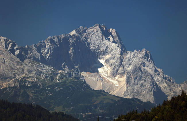 Felssturz an der Zugspitze - Archivbilder
