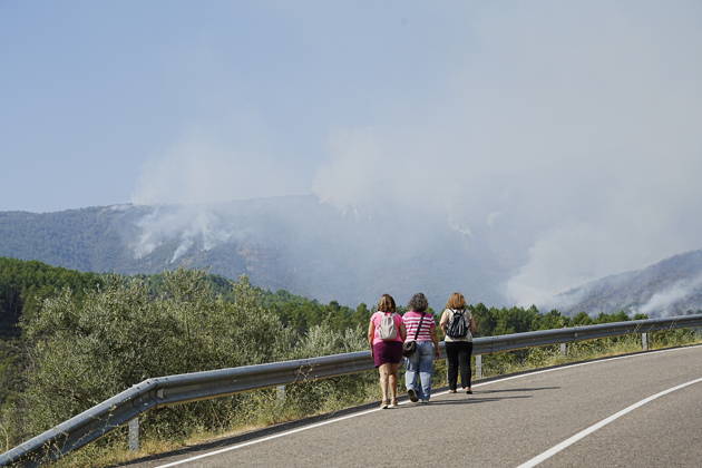 Spain, fires in Extremadura