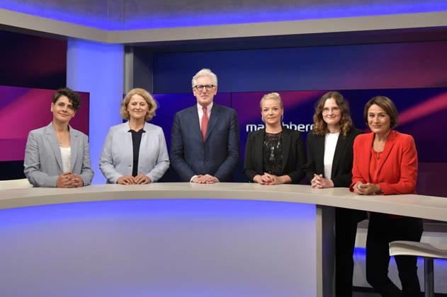 ARD-Talkshow maischberger in Berlin
