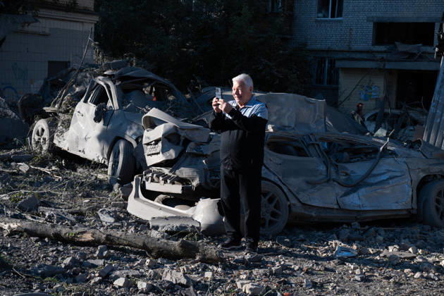 Ukraine-Krieg, Russischer Raketen- und Drohnenangriff auf Kyjiw