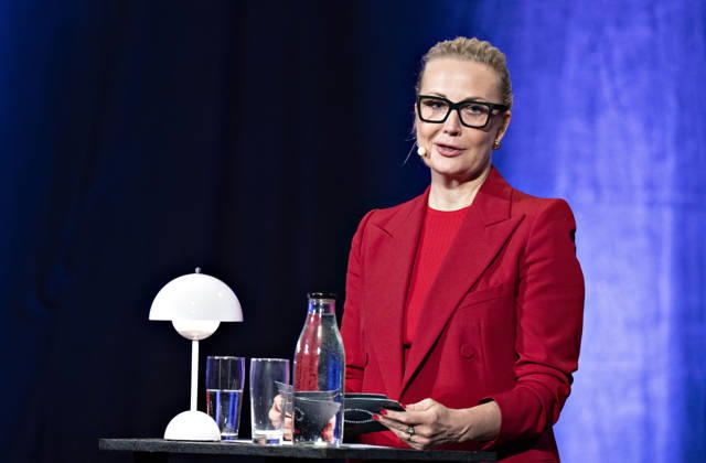 Denmark: Yulia Navalnaya speaks at a cultural festival in Nykobing Mors