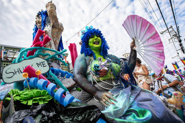 USA, Carnival Parade in Provincetown