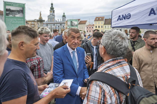 Czech Republic, Andrej Babiš in České Budějovice