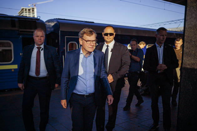 Ukraine, Außenminister Johann Wadephul zu Besuch in Kyjiw
