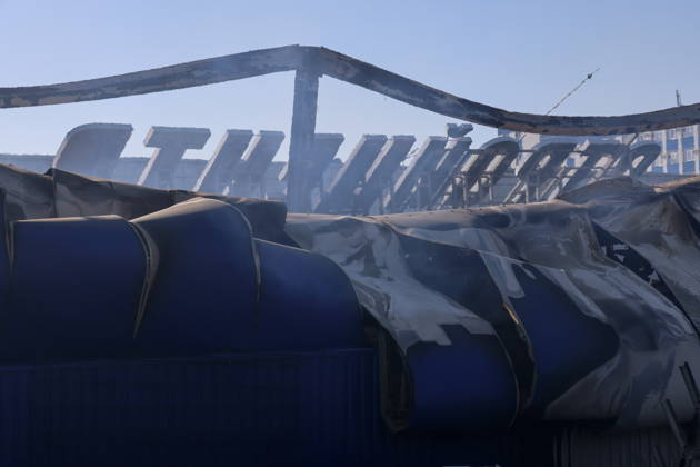 Russia: Damage caused by a Ukrainian air strike on Melitopol