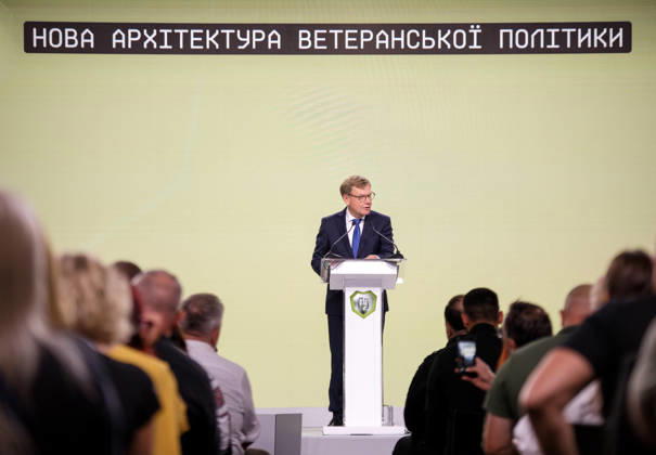 Ukraine, Johann Wadephul spricht beim Neunten Internationalen Veteranenforum in Kyjiw