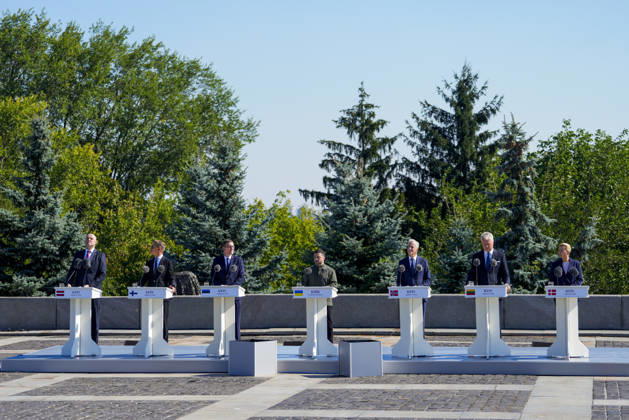 Ukraine-Krieg, Nordisch-Baltischer Gipfel in Kyiv