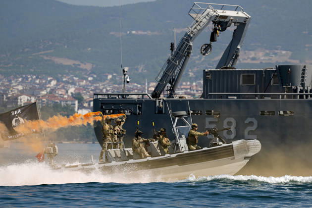 Türkei: Militärshow bei TEKNOFEST Blue Homeland in Kocaeli