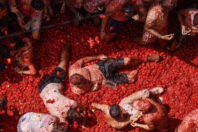 Spanien, Tomatina Festival in Bunol