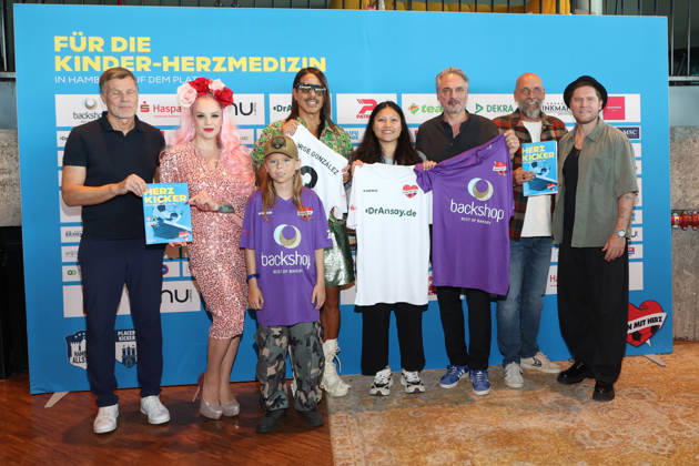 Celebrity, Kicken mit Herz Pressekonferenz in Hamburg