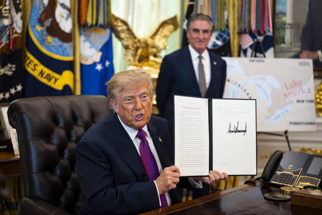 USA, Donald Trump unterzeichnet Executive Order in Washington