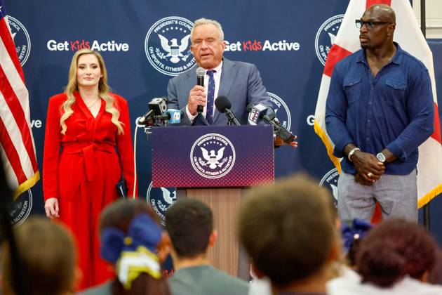 USA, Presidential Fitness Test Event mit Robert F. Kennedy Jr. in Tampa, Florida