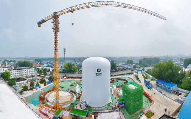 China, pneumatic grain silo in Huaibei