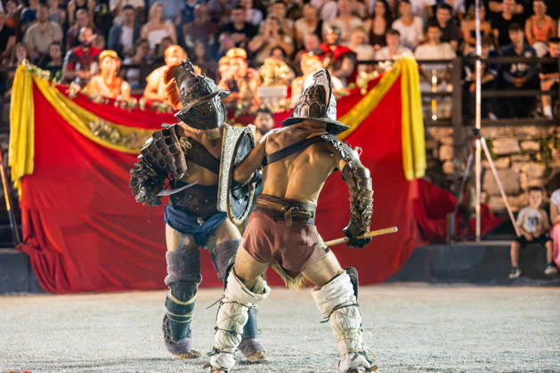 Croatia, gladiatorial combats in Pula
