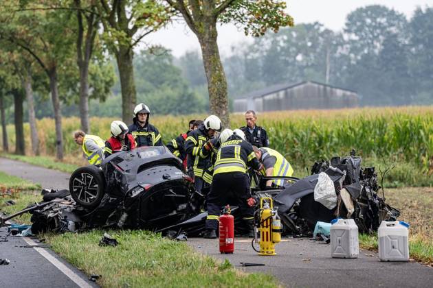 North Rhine-Westphalia, fatal road accident near Pont