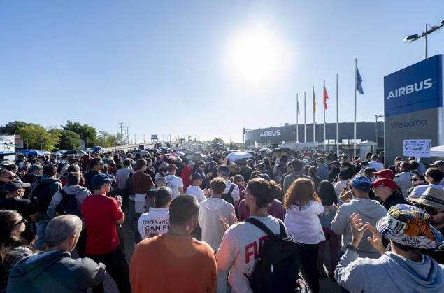 Spain: Airbus workers on strike in Getafe