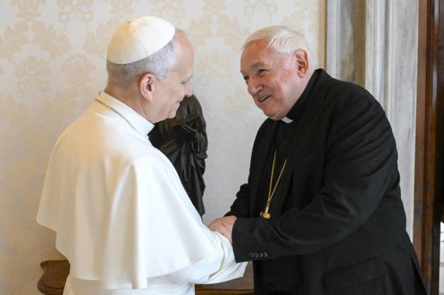 Vatikan, Papst Leo XIV. trifft Jean-Marc Aveline