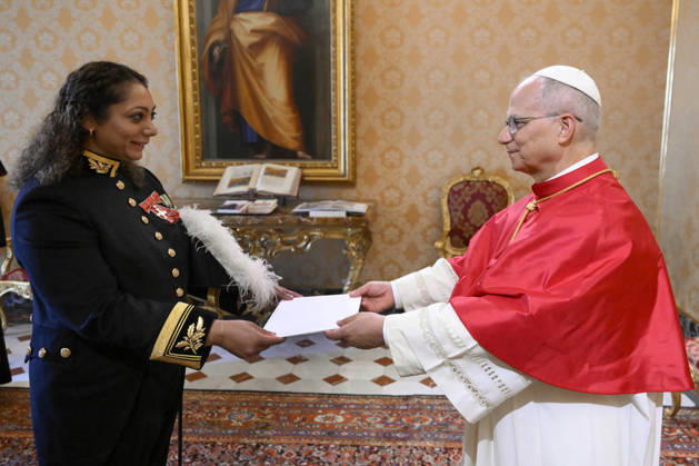 Vatican: Pope Leo XIV meets Tammy Sandhu