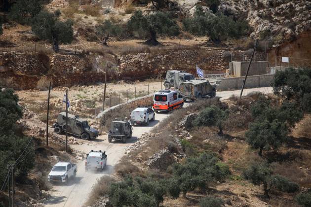 Middle East conflict, West Bank, violent attack on Palestinians near Nablus