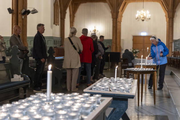 Royals, Death of King Harald of Norway, Mourning in Kristiansand