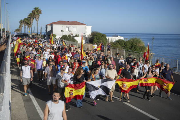 Spanien, Demonstration in Ceuta
