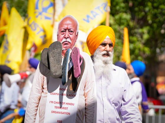 New York: Protest against Mohan Bhagwat’s visit