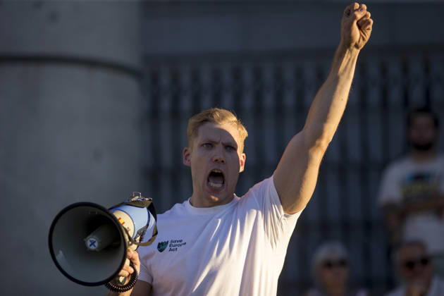 Spain: right-wing group demonstrates in Madrid