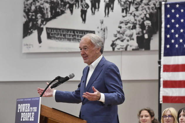 USA, mid-term elections, Ed Markey’s campaign rally in Dorchester, Massachusetts