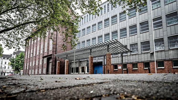 Prison break in Duisburg-Hamborn, archive footage
