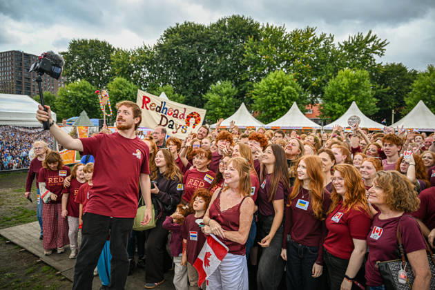 Niederlande, Treffen Rothaariger beim Redhead Days Festival in Tilburg