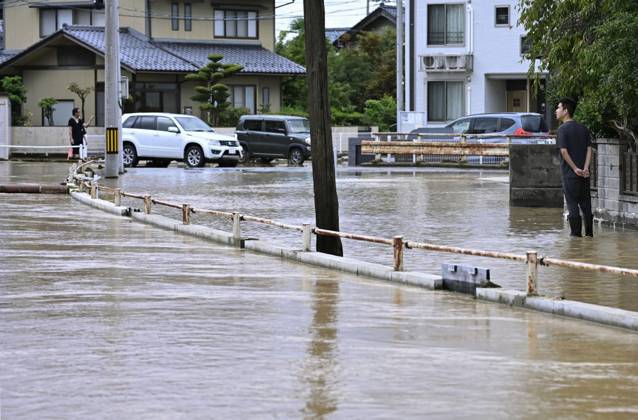 Japan, Überschwemmungen in Sakai und Fukui