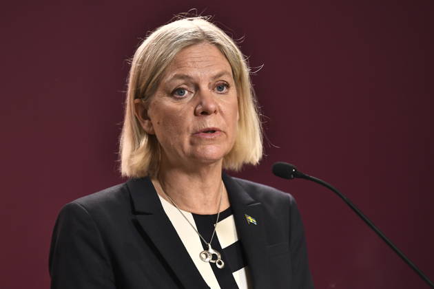 Sweden, Magdalena Andersson’s press conference in Stockholm