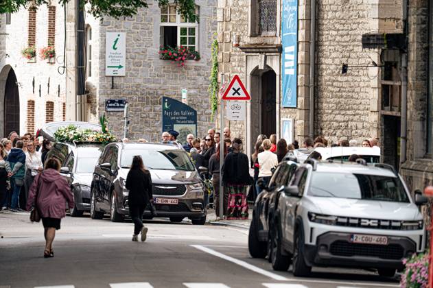 France, the funeral of five-year-old Tymeo Brigout in Yvoir