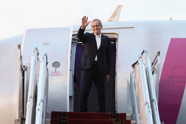 Bischkek, Massud Peseschkian besucht Kirgistan