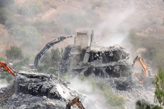 Middle East conflict, West Bank, demolition of Palestinian homes