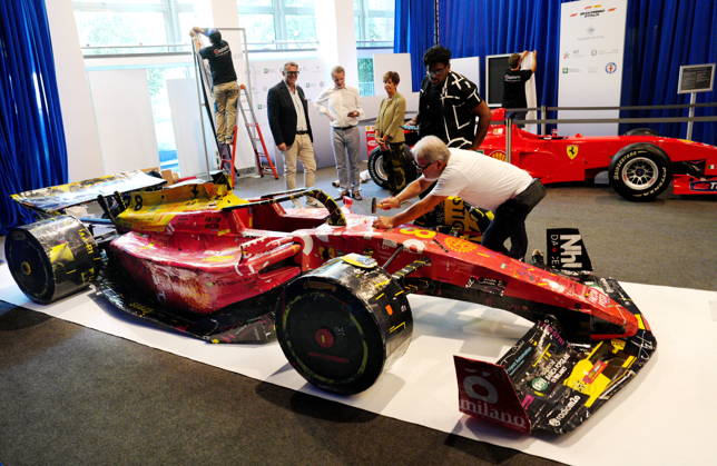 Italy, Ferrari exhibition in Milan