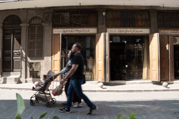 Syrien, Autofreier Tag in der Altstadt von Damaskus