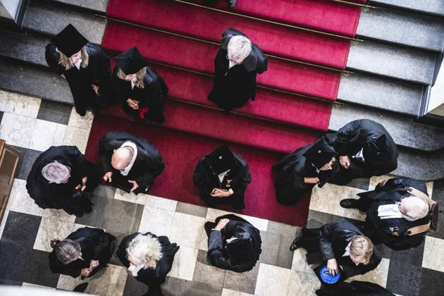 The Netherlands: Professors’ procession to mark the start of the academic year in Groningen