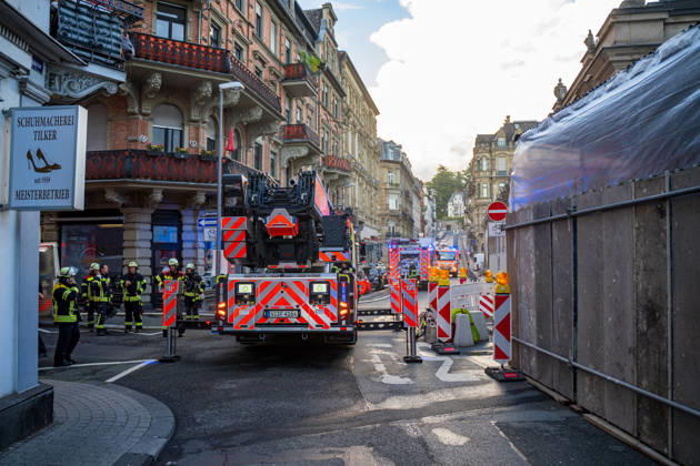 Hesse: Fire brigade puts out a kitchen fire in Wiesbaden
