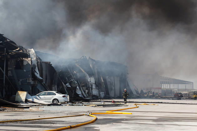 War in Ukraine: drone attack on a warehouse in the Kyiv region