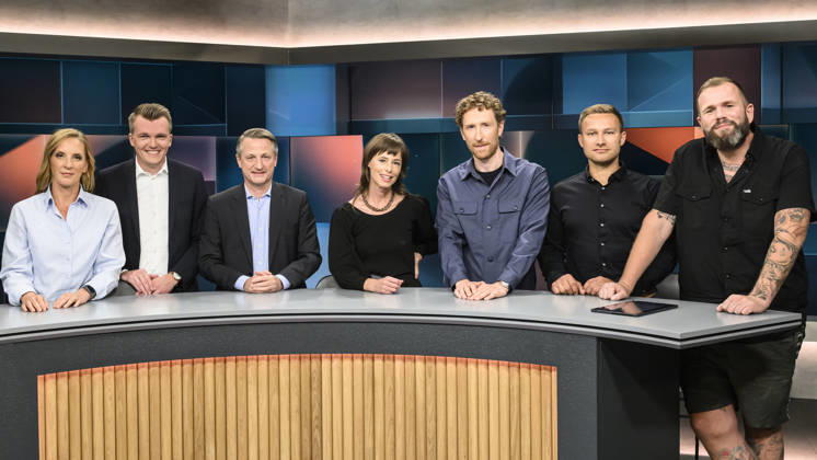 TV, ARD talk show *Hart aber fair* in Berlin