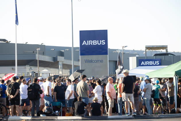 Spanien, Streik bei Airbus in Getafe