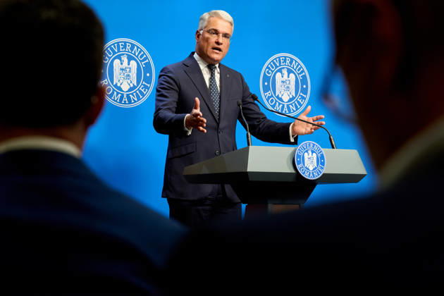 Rumänien, Dragos Pislaru Pressekonferenz in Bukarest