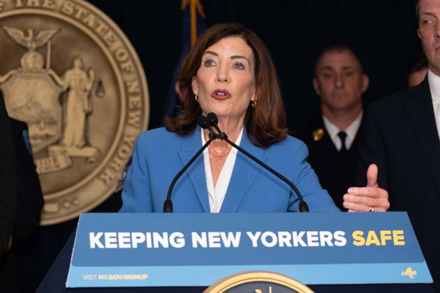 New York, Mamdani und Hochul Pressekonferenz